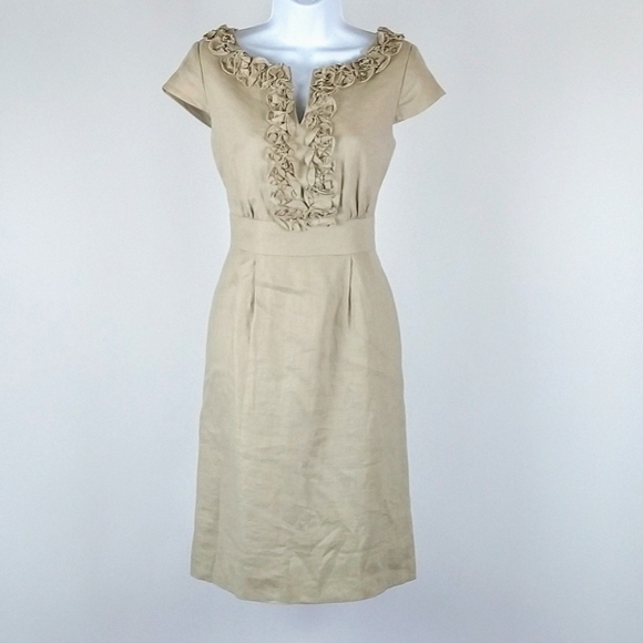 adrienne vittadini linen dress